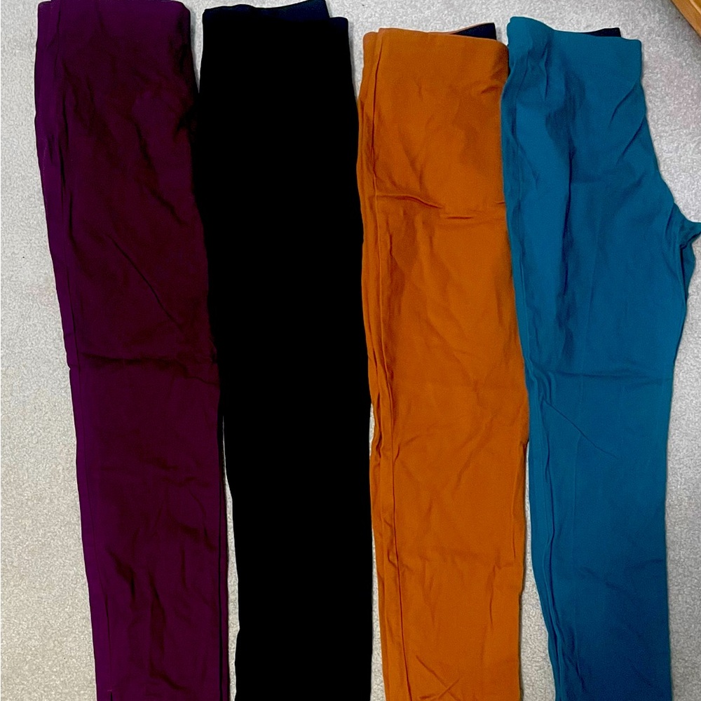 Lot of 4: Old Navy High-Waisted Super Skinny Ankle Pants